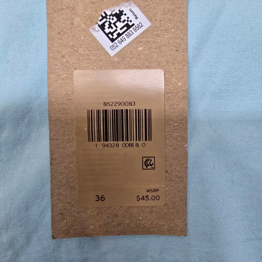 Levi's XX Chino Shorts Mens Size 36 Light Teal Blue Casual Taper Regular Fit NEW